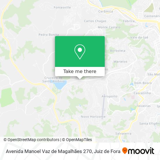 Avenida Manoel Vaz de Magalhães 270 map
