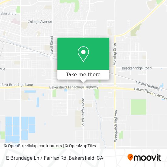 Mapa de E Brundage Ln / Fairfax Rd