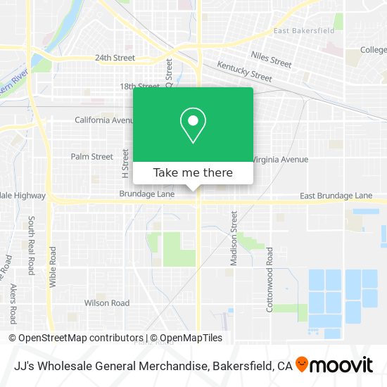 JJ's Wholesale General Merchandise map