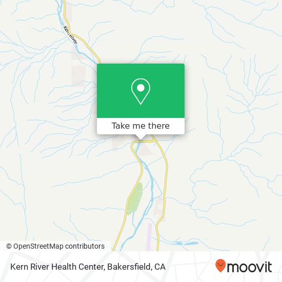 Kern River Health Center map