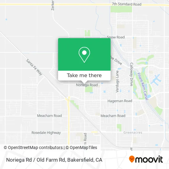 Mapa de Noriega Rd / Old Farm Rd