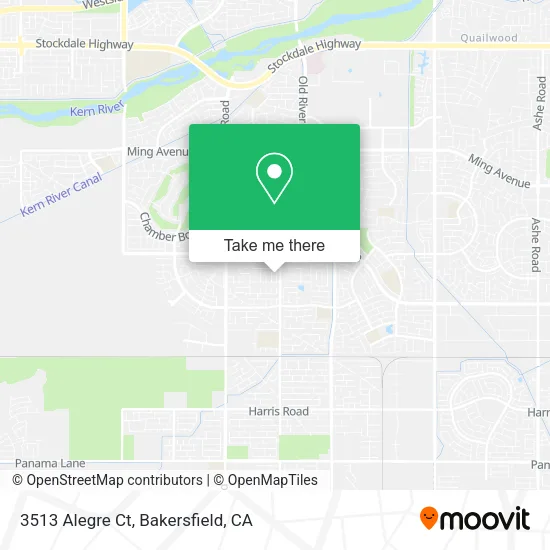 3513 Alegre Ct map