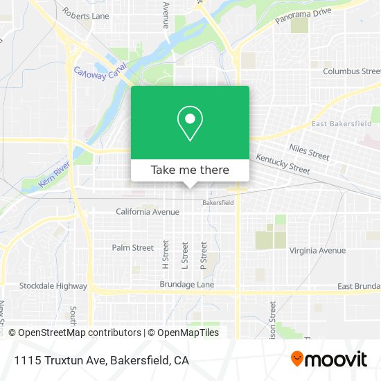 1115 Truxtun Ave map