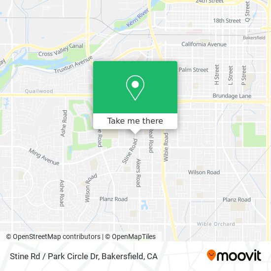 Mapa de Stine Rd / Park Circle Dr