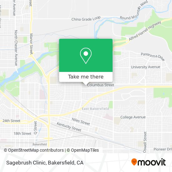 Sagebrush Clinic map