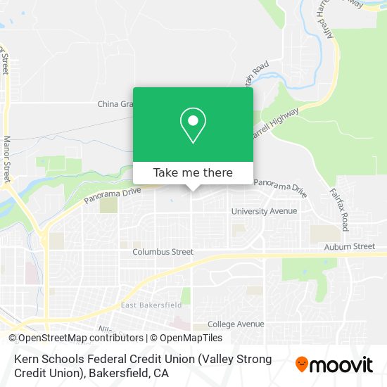 Kern Schools Federal Credit Union (Valley Strong Credit Union) map