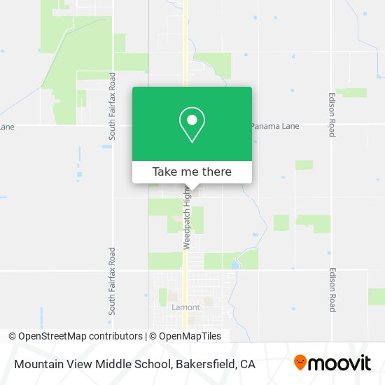 Mountain View Middle School map