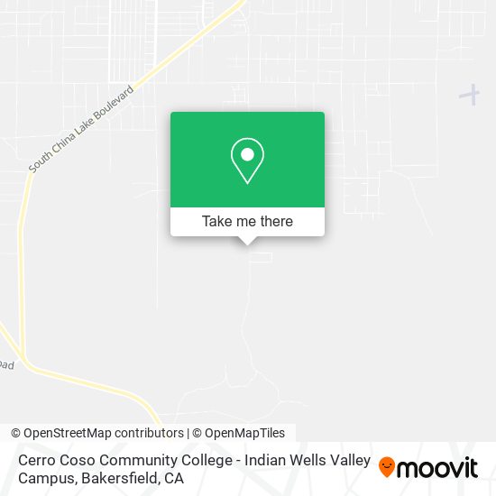 Cerro Coso Community College - Indian Wells Valley Campus map