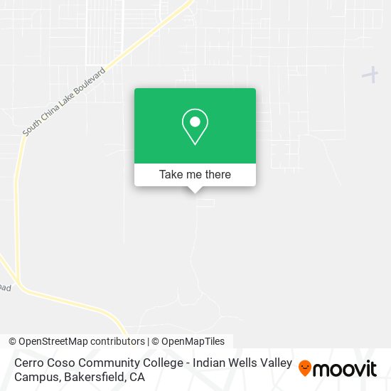 Mapa de Cerro Coso Community College - Indian Wells Valley Campus