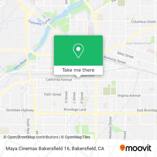 Maya Cinemas Bakersfield 16 map