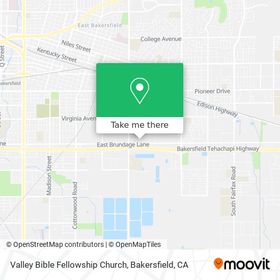 Mapa de Valley Bible Fellowship Church