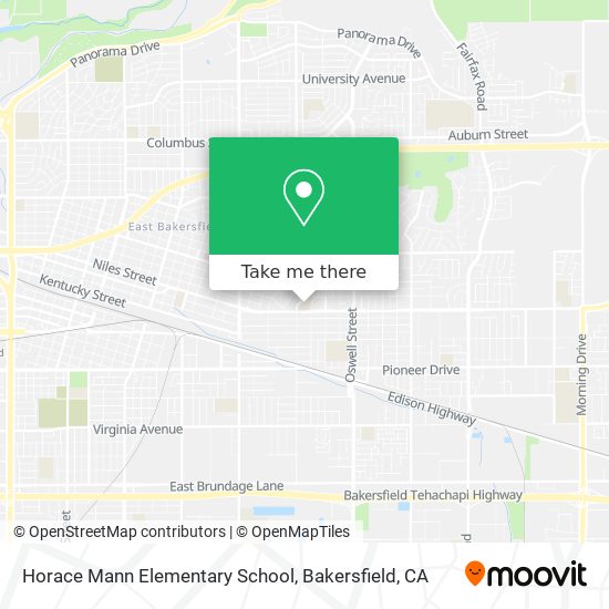 Horace Mann Elementary School map