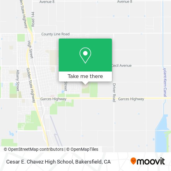 Cesar E. Chavez High School map