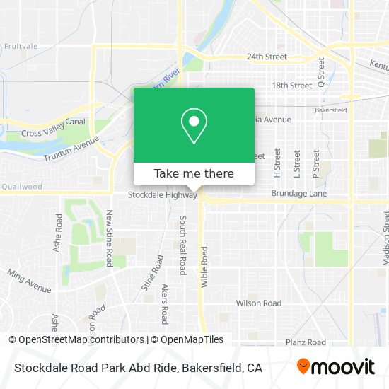 Stockdale  Road Park Abd Ride map