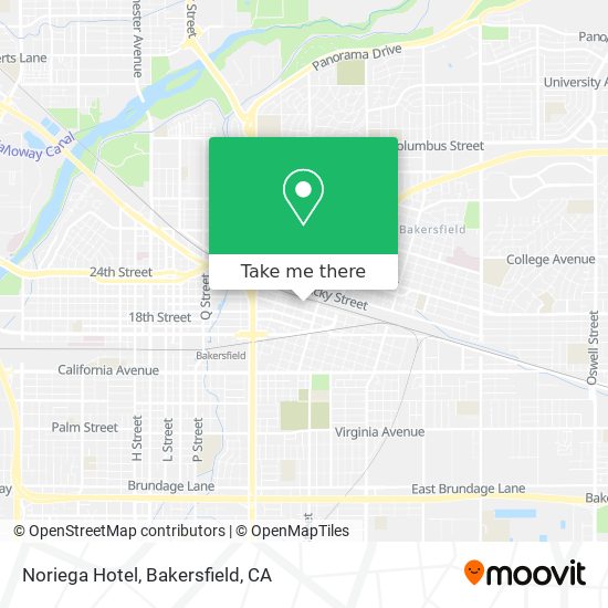 Noriega Hotel map