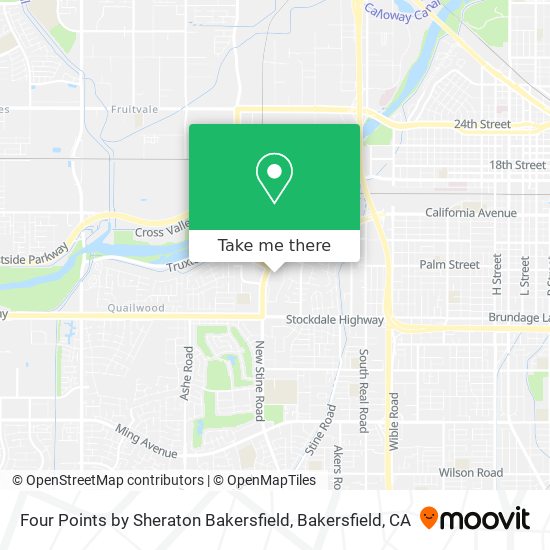 Mapa de Four Points by Sheraton Bakersfield