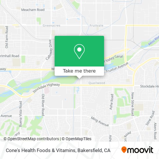 Cone's Health Foods & Vitamins map