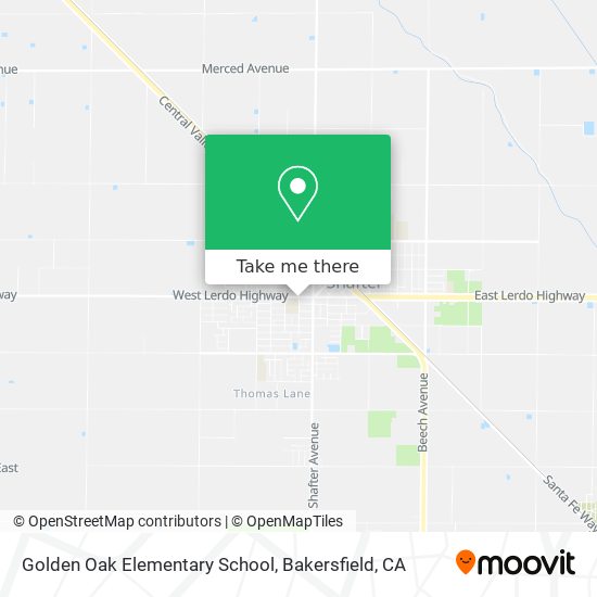 Mapa de Golden Oak Elementary School