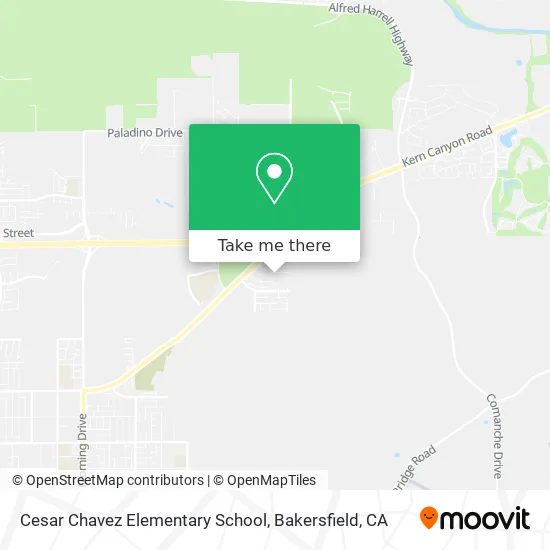 Cesar Chavez Elementary School map