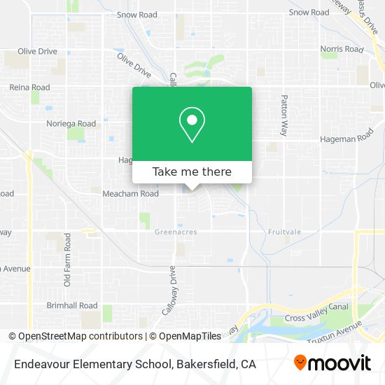 Mapa de Endeavour Elementary School