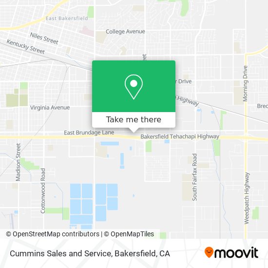 Mapa de Cummins Sales and Service