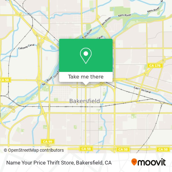 Name Your Price Thrift Store map