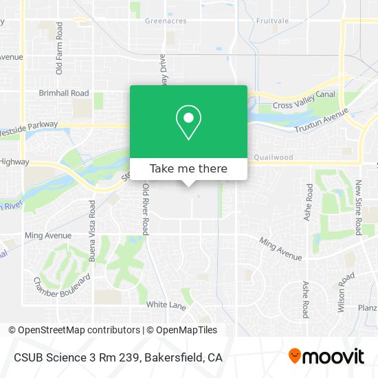 CSUB Science 3 Rm 239 map