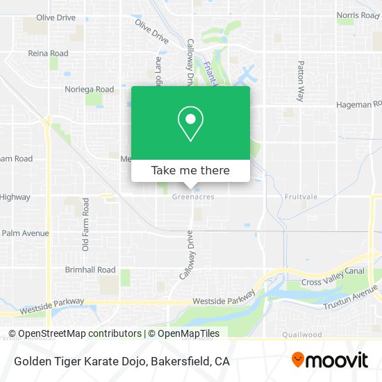 Golden Tiger Karate Dojo map