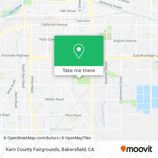 Mapa de Kern County Fairgrounds