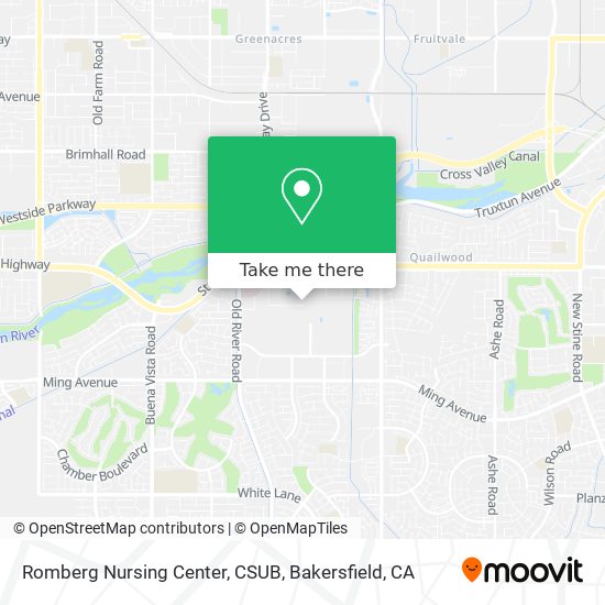 Romberg Nursing Center, CSUB map