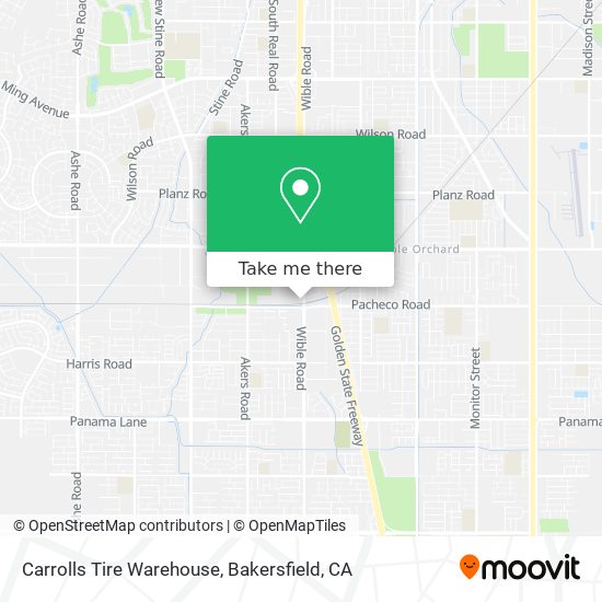 Carrolls Tire Warehouse map