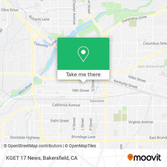 KGET 17 News map