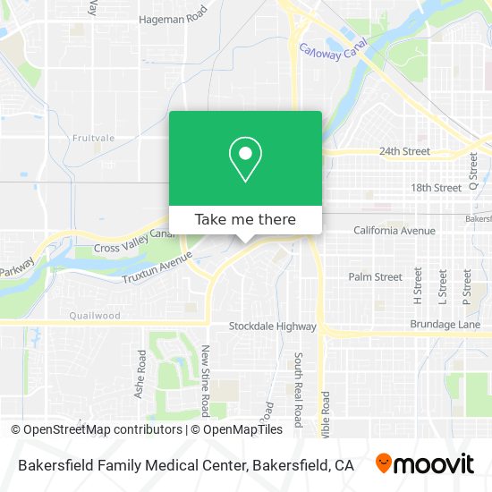 Bakersfield Family Medical Center map