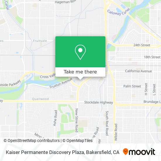 Mapa de Kaiser Permanente Discovery Plaza