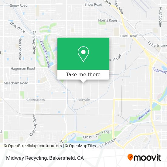 Midway Recycling map