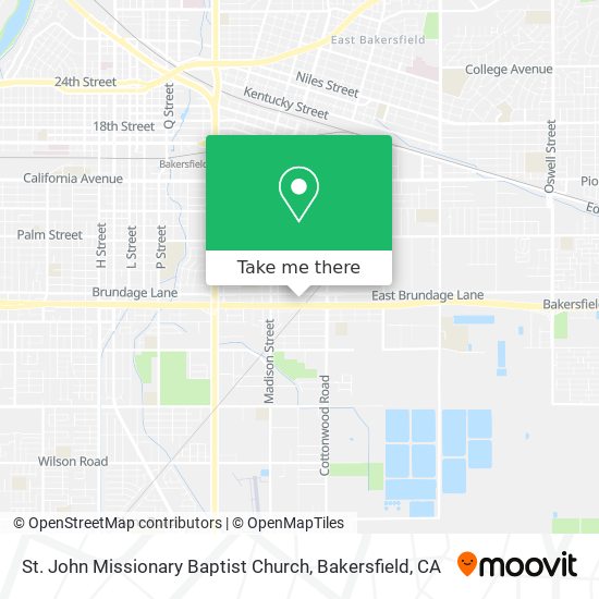 Mapa de St. John Missionary Baptist Church