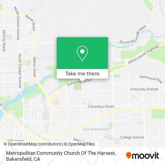 Metropolitan Community Church Of The Harvest map