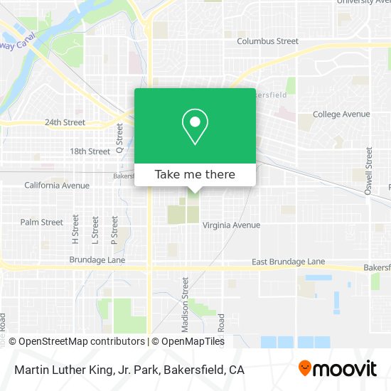 Martin Luther King, Jr. Park map