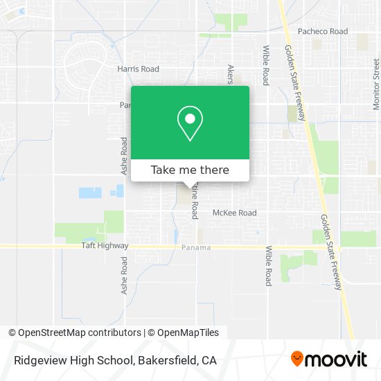 Ridgeview High School map