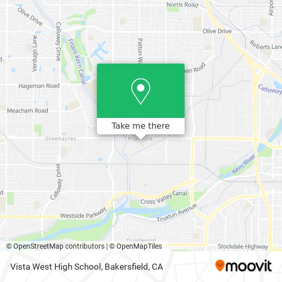 Vista West High School map