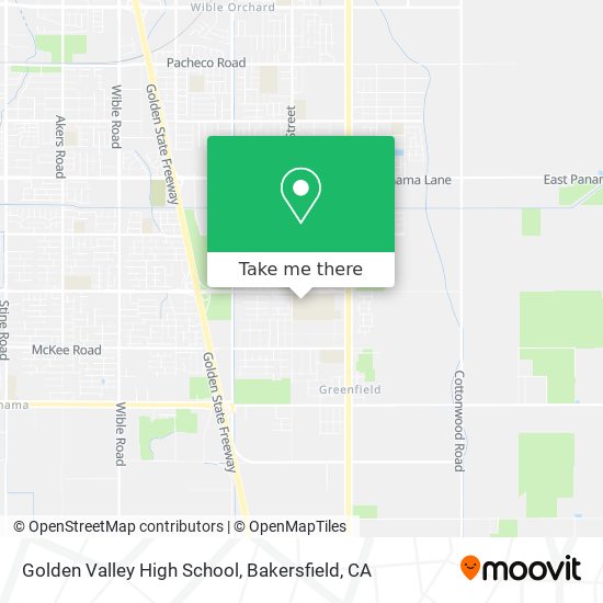 Golden Valley High School map