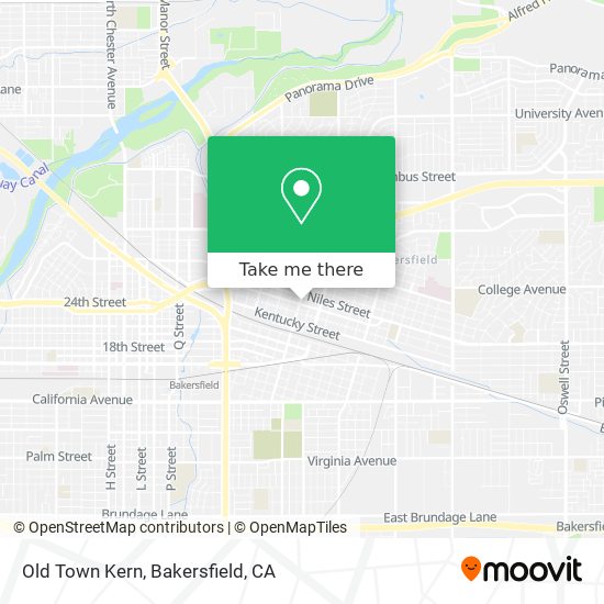 Old Town Kern map