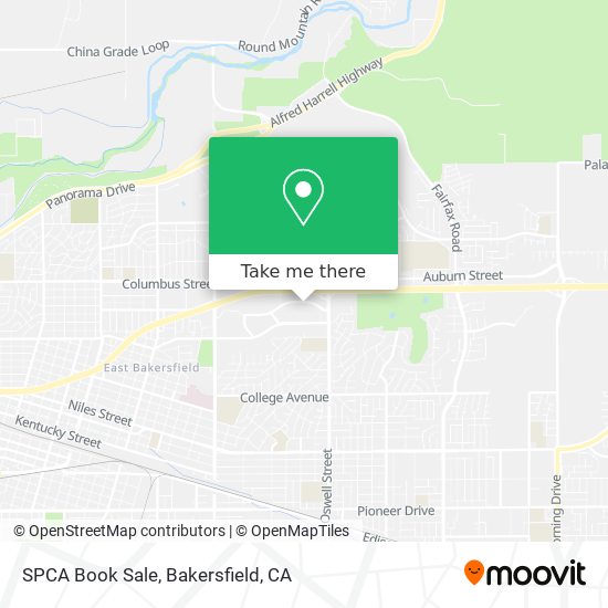 SPCA Book Sale map