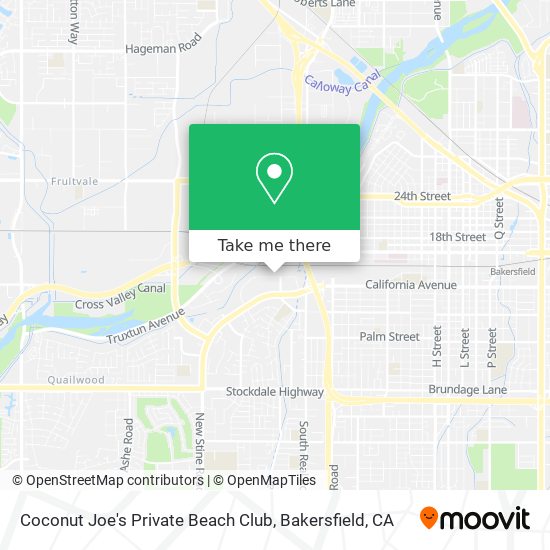 Coconut Joe's Private Beach Club map