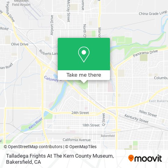 Talladega Frights At The Kern County Museum map