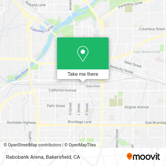 Rabobank Arena map