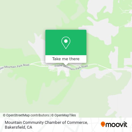 Mountain Community Chamber of Commerce map