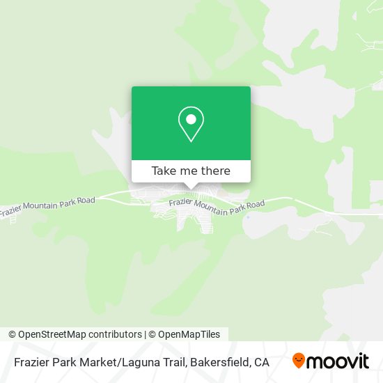 Frazier Park Market / Laguna Trail map