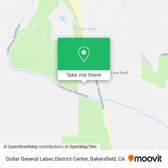 Dollar General Lebec District Center map