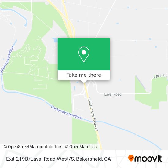 How to get to Exit 219B/Laval Road West/S in Bakersfield, CA by Bus?